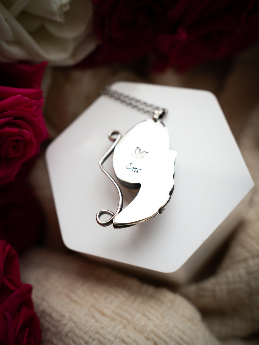 Vintage Ceramic Pendant - Harriet