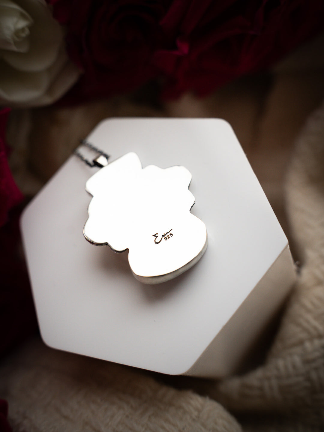 Vintage Ceramic Pendant - Ivy