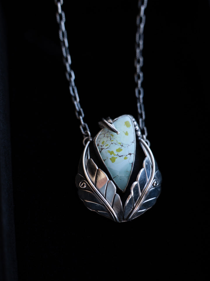 Gobi Desert Turquoise Pendant - Safe Harbor