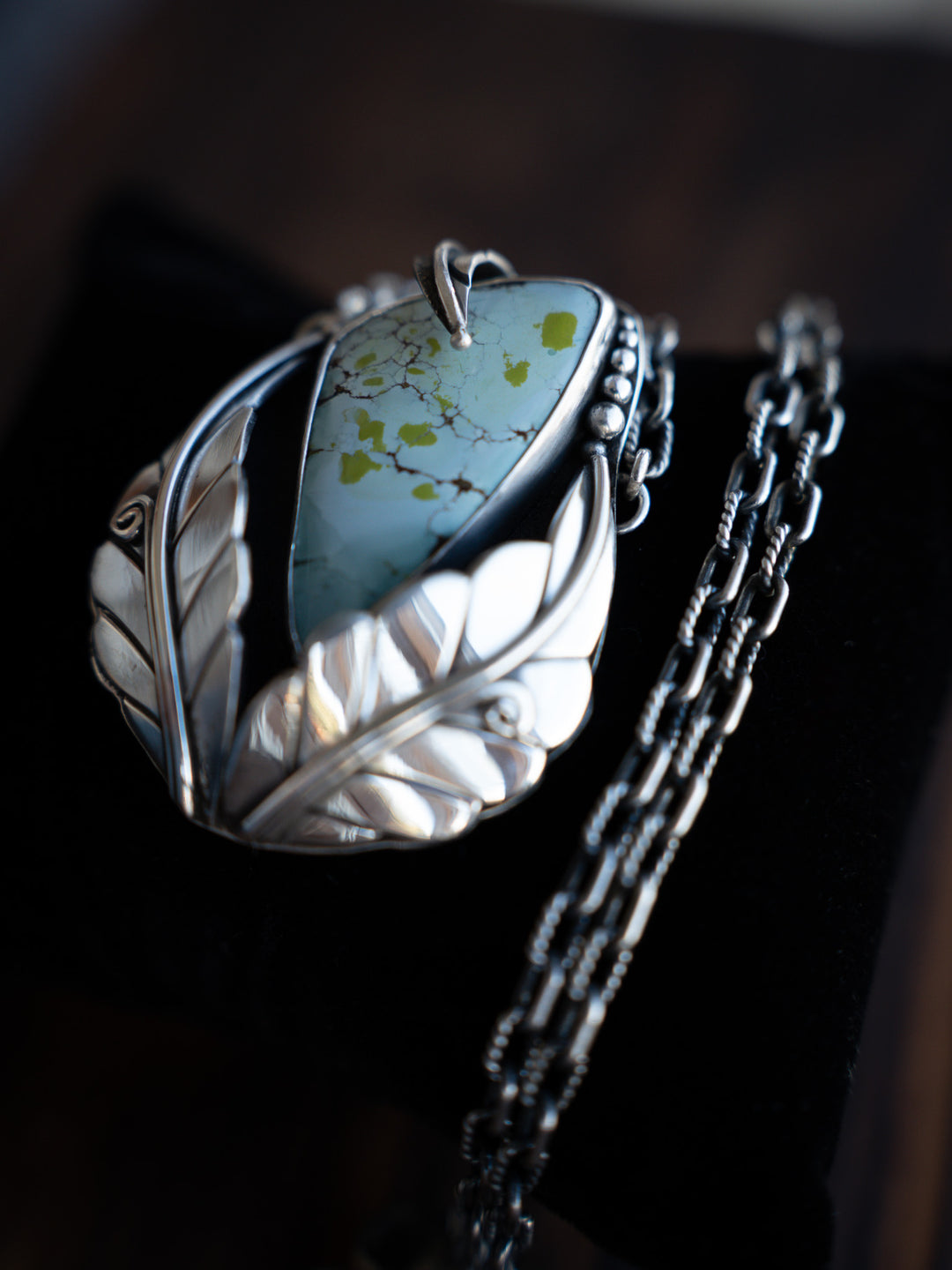 Gobi Desert Turquoise Pendant - Safe Harbor