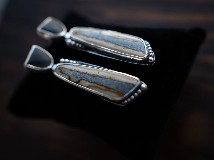 Starry Night Jasper Earrings - Nightwatch