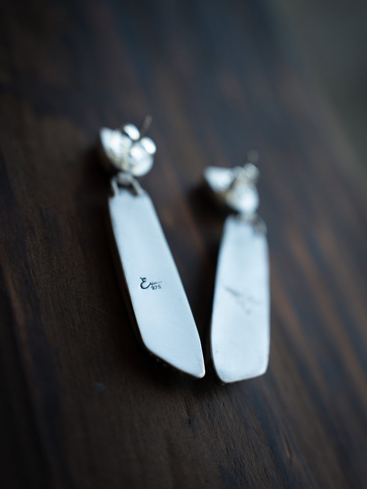 Starry Night Jasper Earrings - Nightwatch