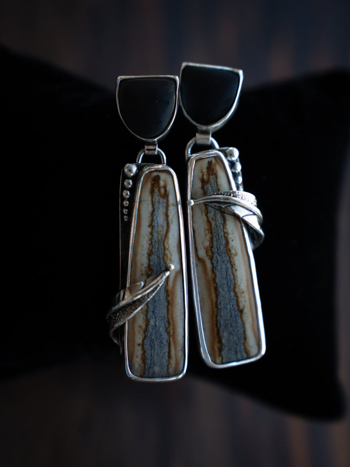 Starry Night Jasper Earrings - Watchkeeper