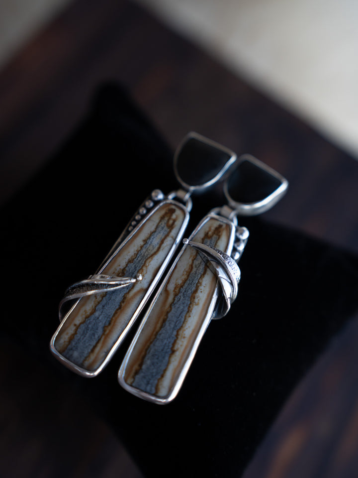Starry Night Jasper Earrings - Watchkeeper