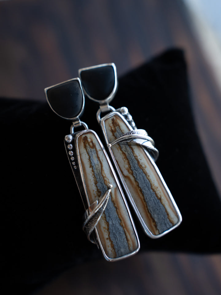 Starry Night Jasper Earrings - Watchkeeper
