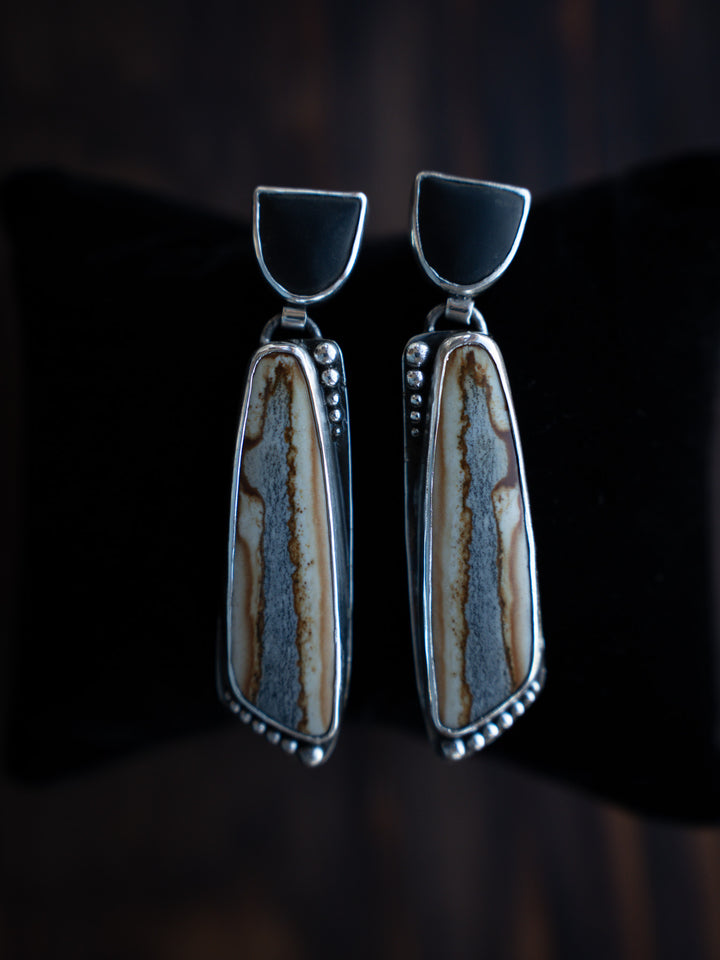Starry Night Jasper Earrings - Nightwatch