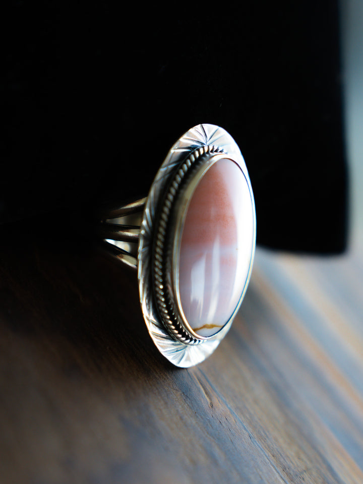 Oregon Sunset Jasper Ring - Keeper of Light