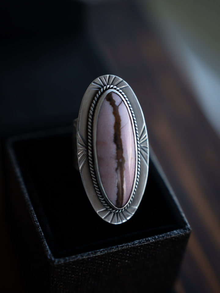 Oregon Sunset Jasper Ring - Rooted