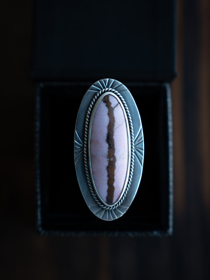 Oregon Sunset Jasper Ring - Rooted