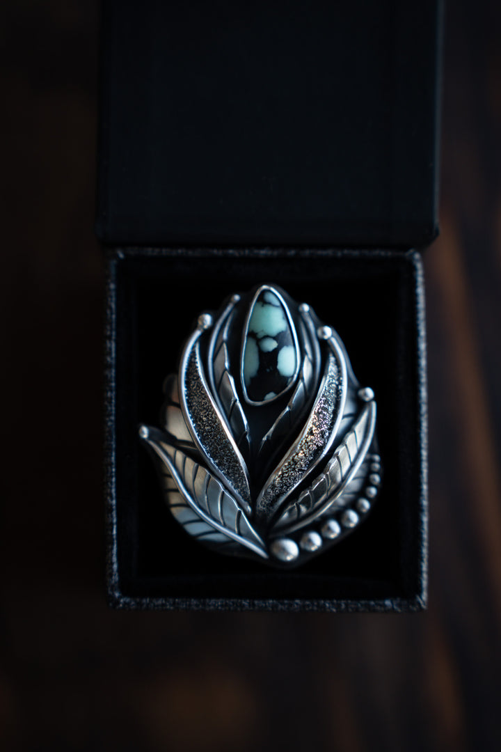 Desert Bloom Variscite Ring - The Quiet Roots