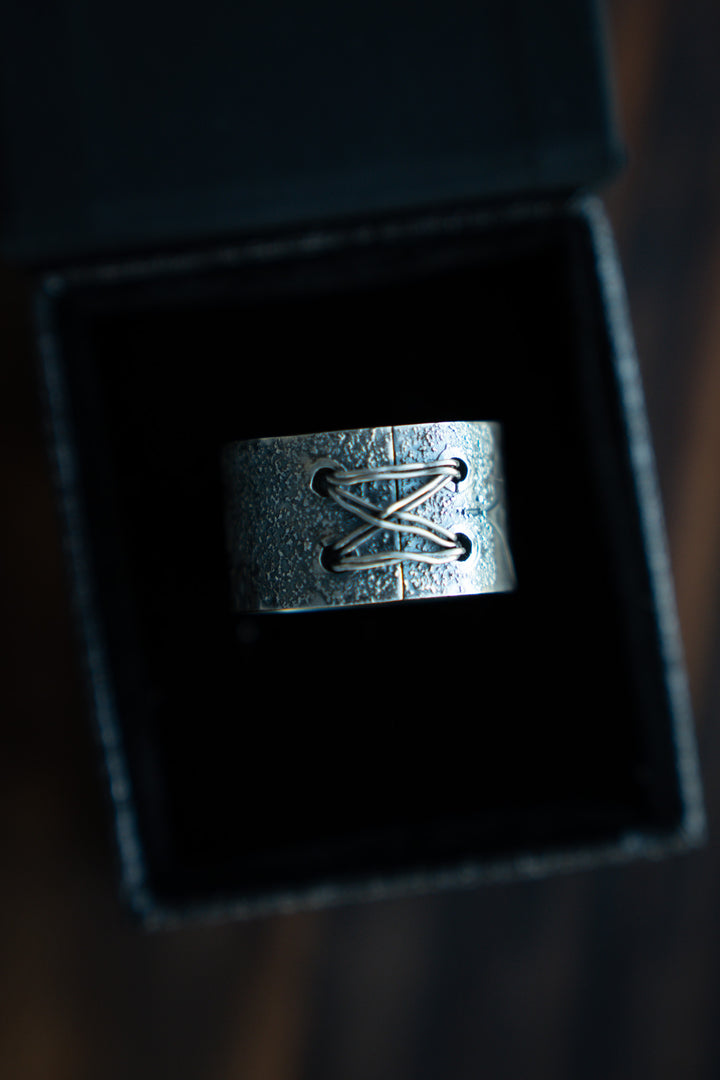 Bedrock Silver Reversible Ring