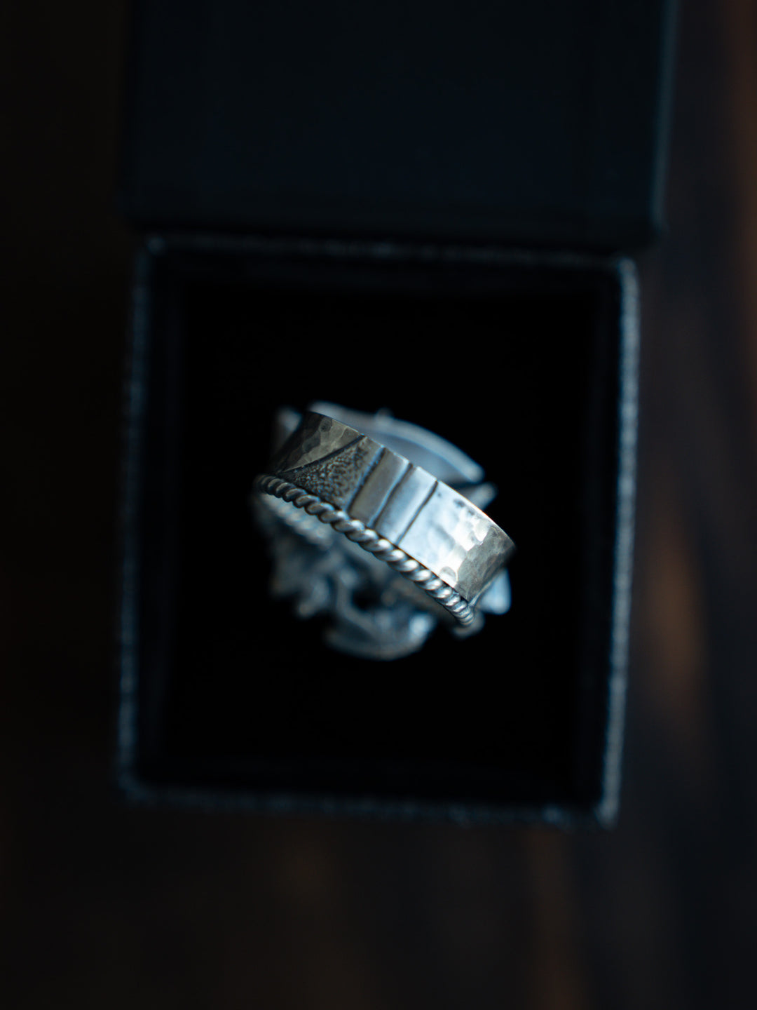 Tundra Silver & Gold Nugget Ring