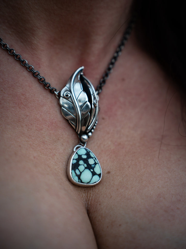 Desert Bloom Variscite Sister Pendant II - Eira