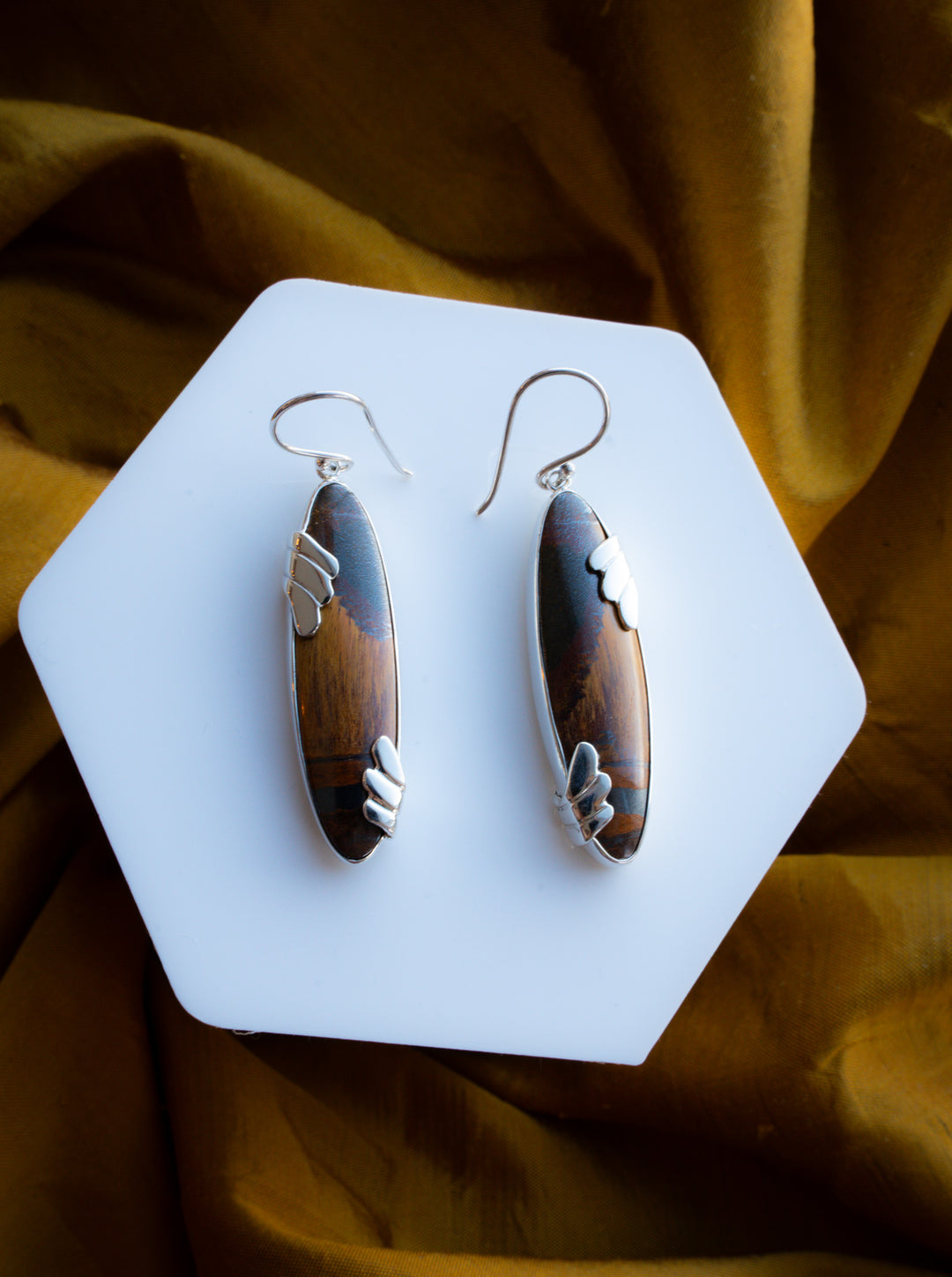 Mara Mamba Tiger’s Eye Earrings