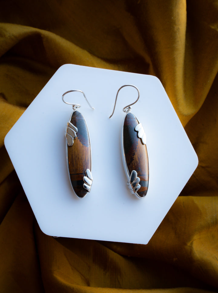 Mara Mamba Tiger’s Eye Earrings