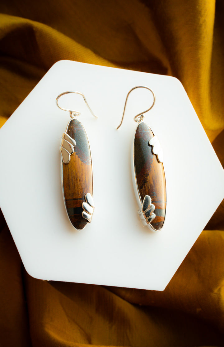 Mara Mamba Tiger’s Eye Earrings
