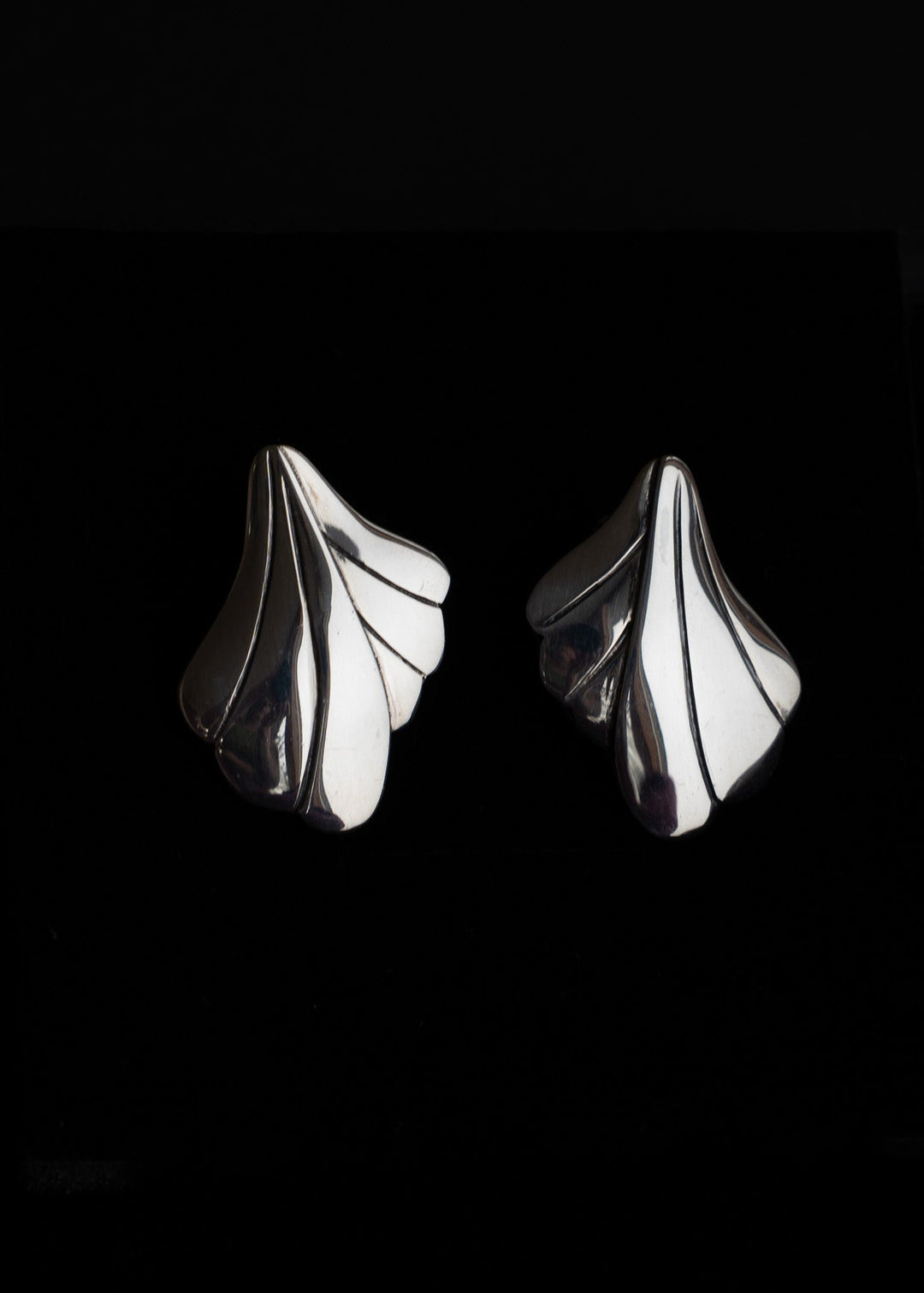 Evangeline Silver Post Earrings