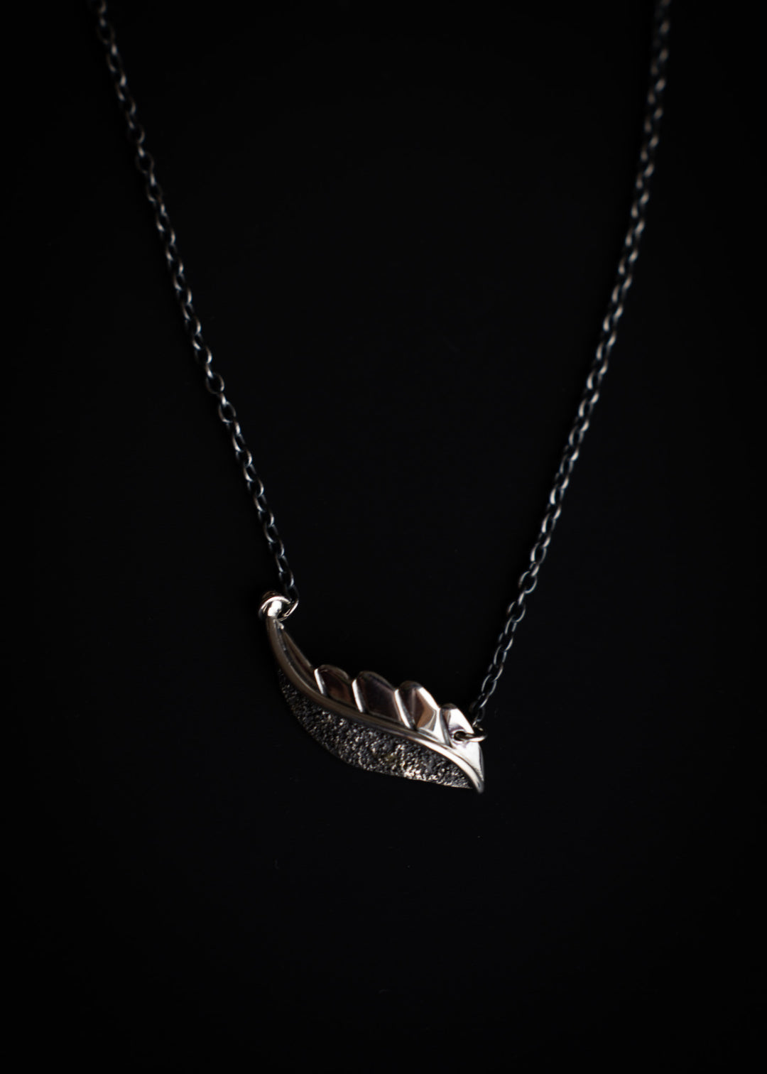 Rainkissed Berry Leaf Necklace