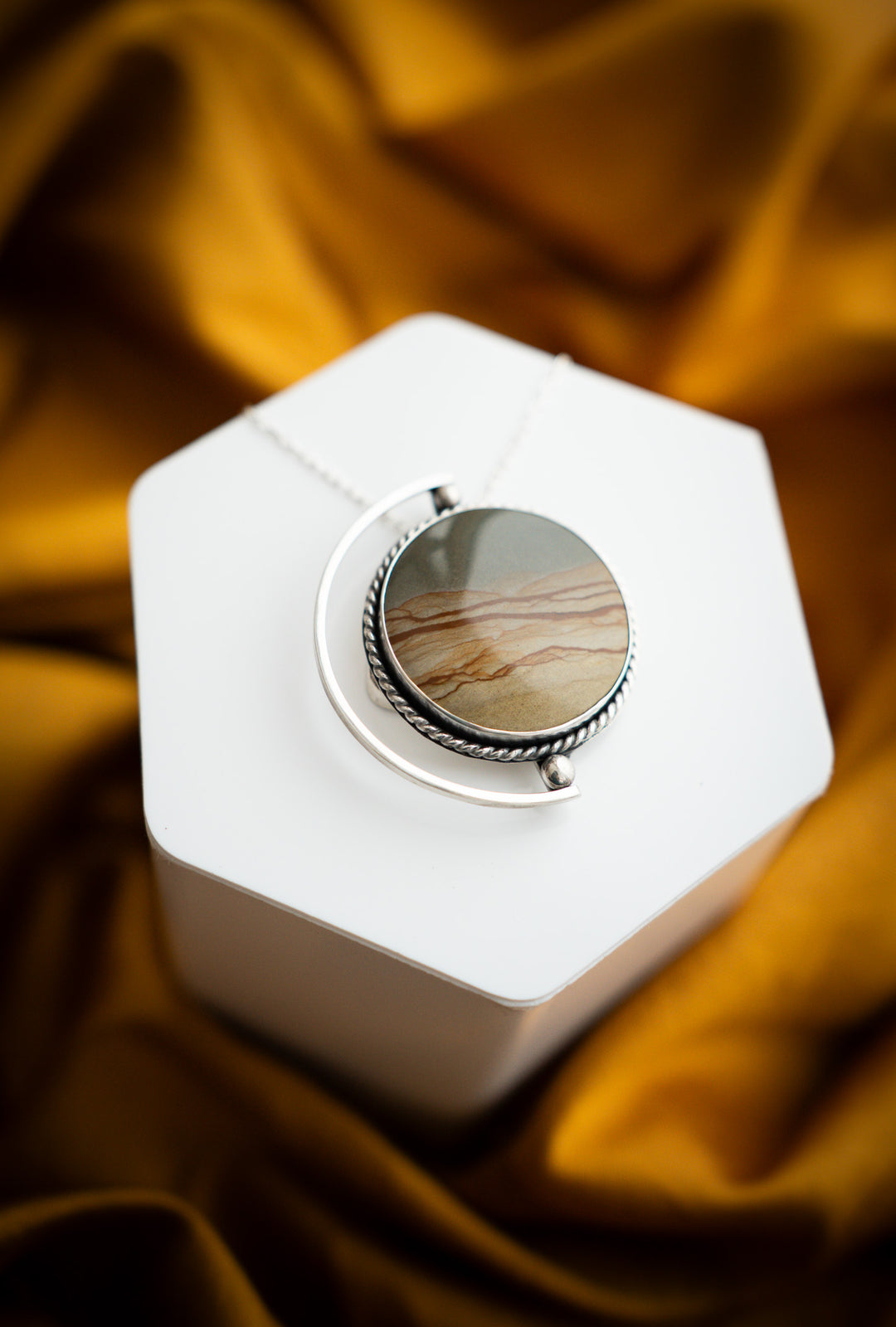 Cripple Creek Picture Jasper Pendant - Earthkeeper