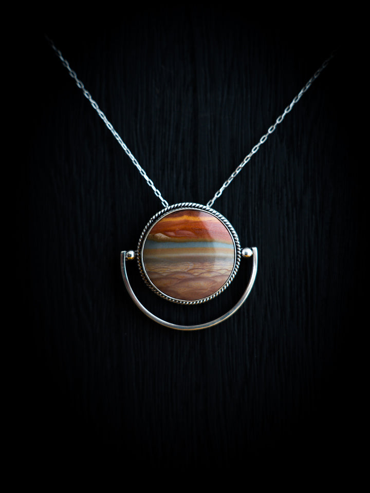 Polychrome Jasper Pendant - Rising