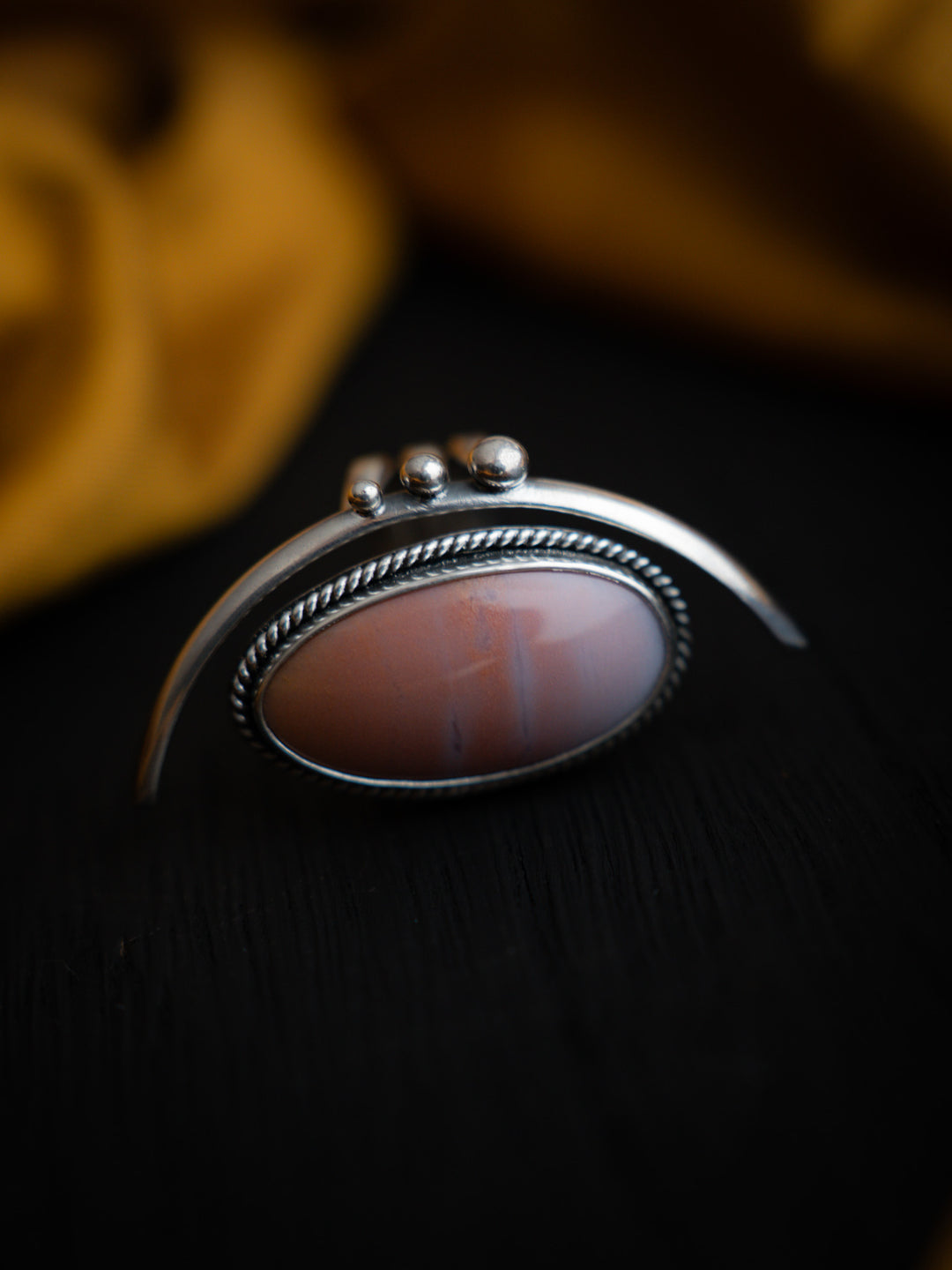 Oregon Sunset Jasper Ring - Stillness