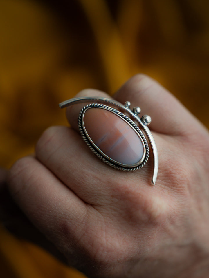 Oregon Sunset Jasper Ring - Stillness