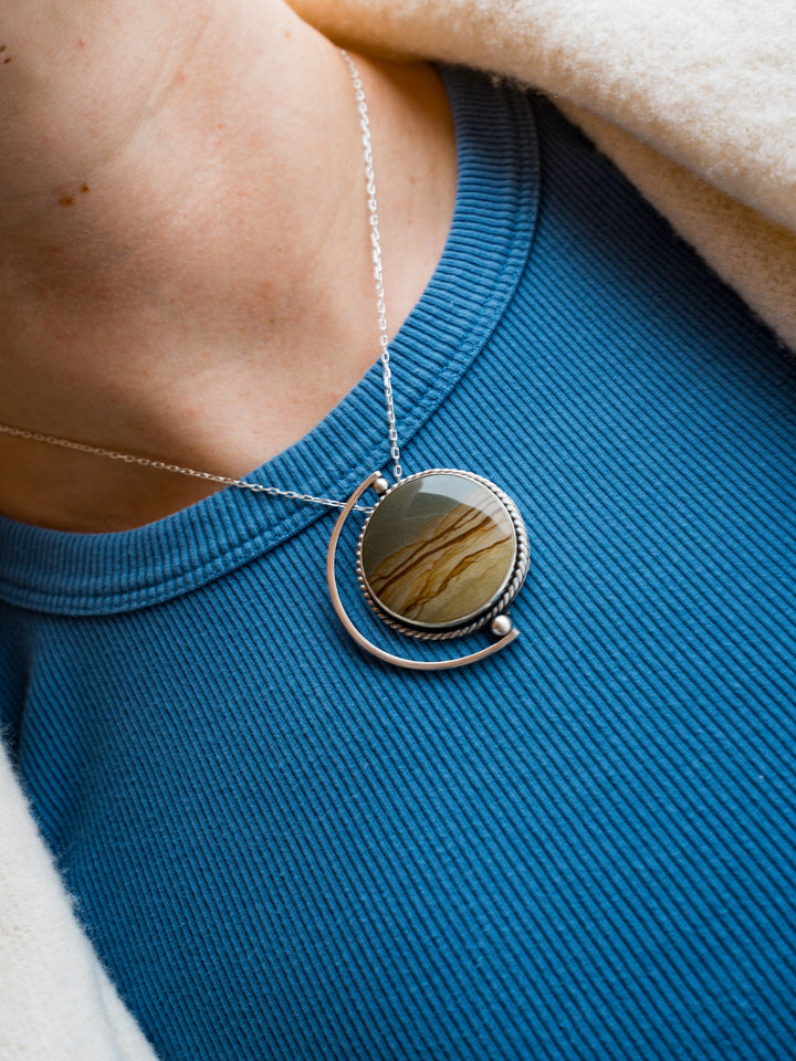 Cripple Creek Picture Jasper Pendant - Earthkeeper