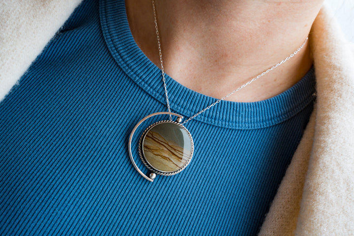 Cripple Creek Picture Jasper Pendant - Earthkeeper