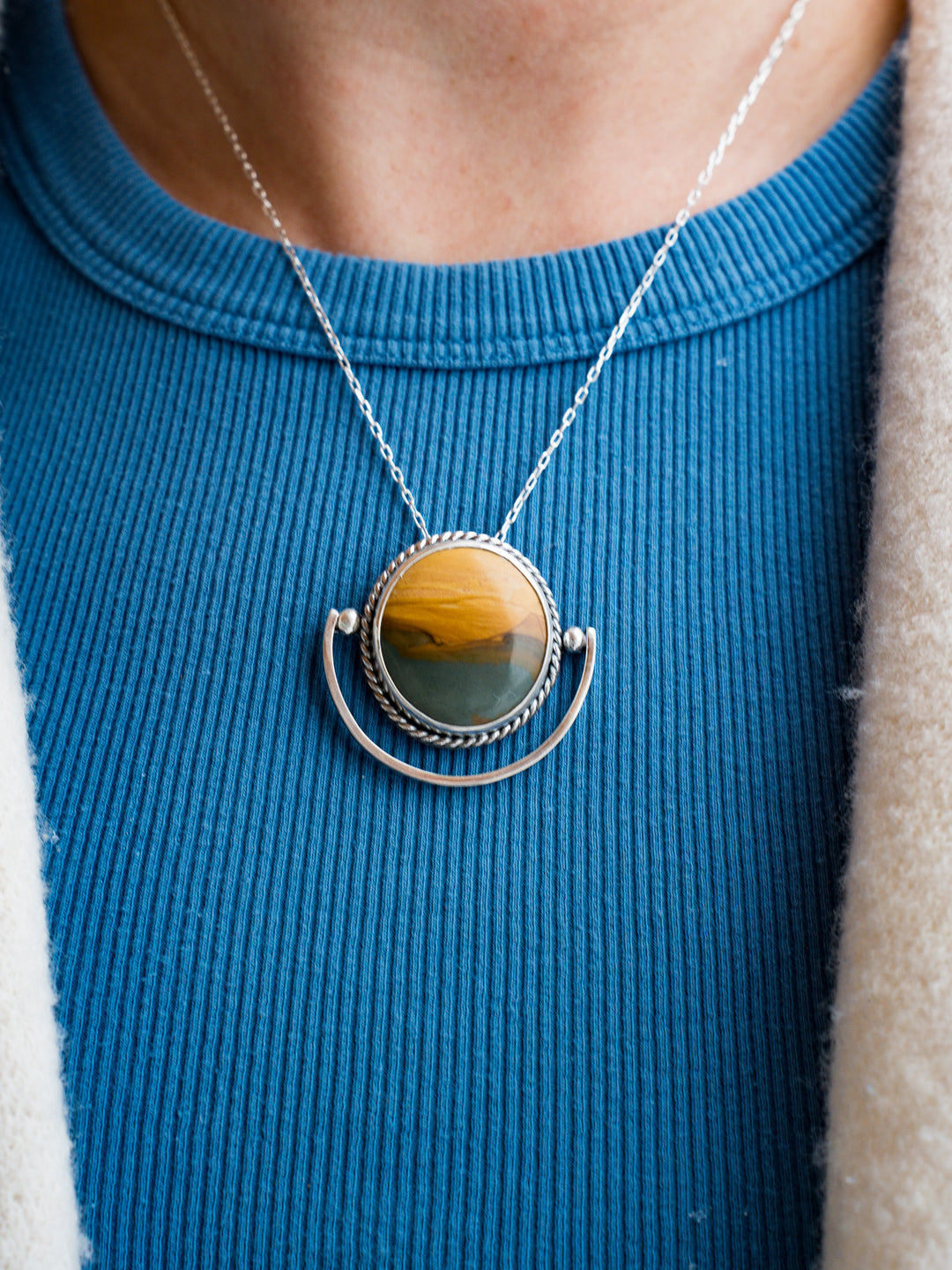 Picture Jasper Pendant - Deep Breath