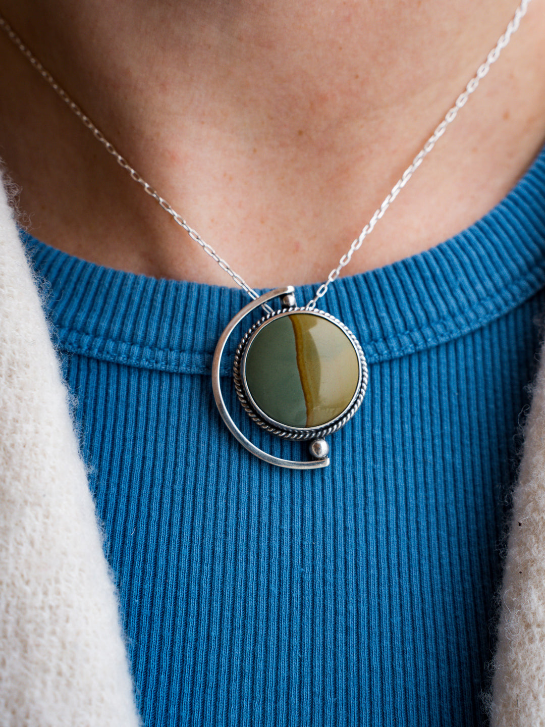 Owyhee Picture Jasper Pendant - Steady One