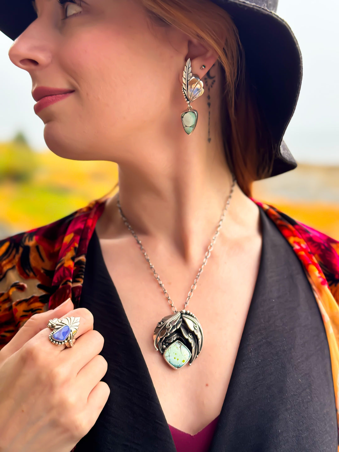 Gobi Turquoise Pendant