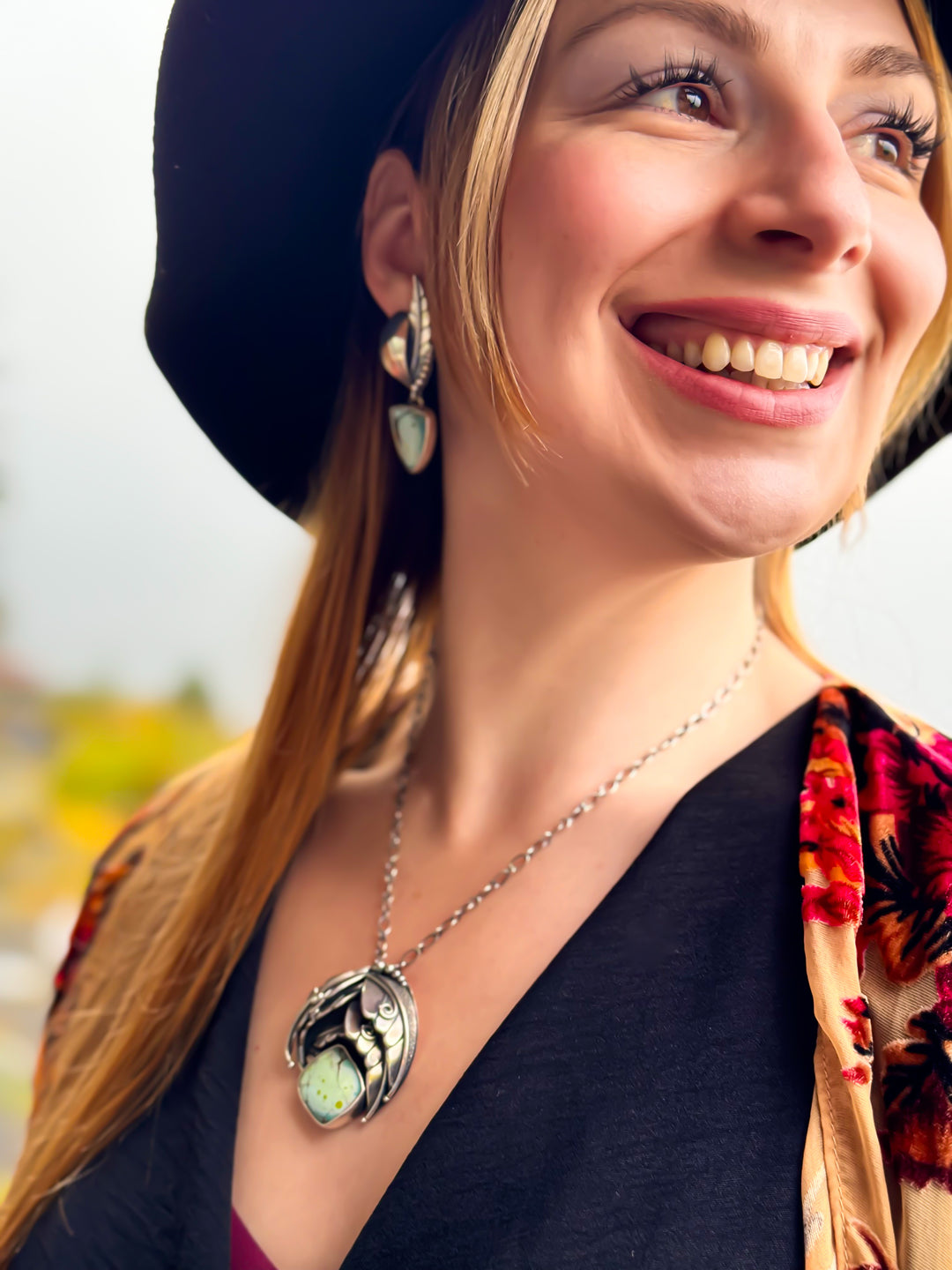 Gobi Turquoise Pendant