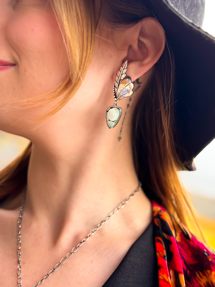 Desert Clarity Fairy Wing Earrings
