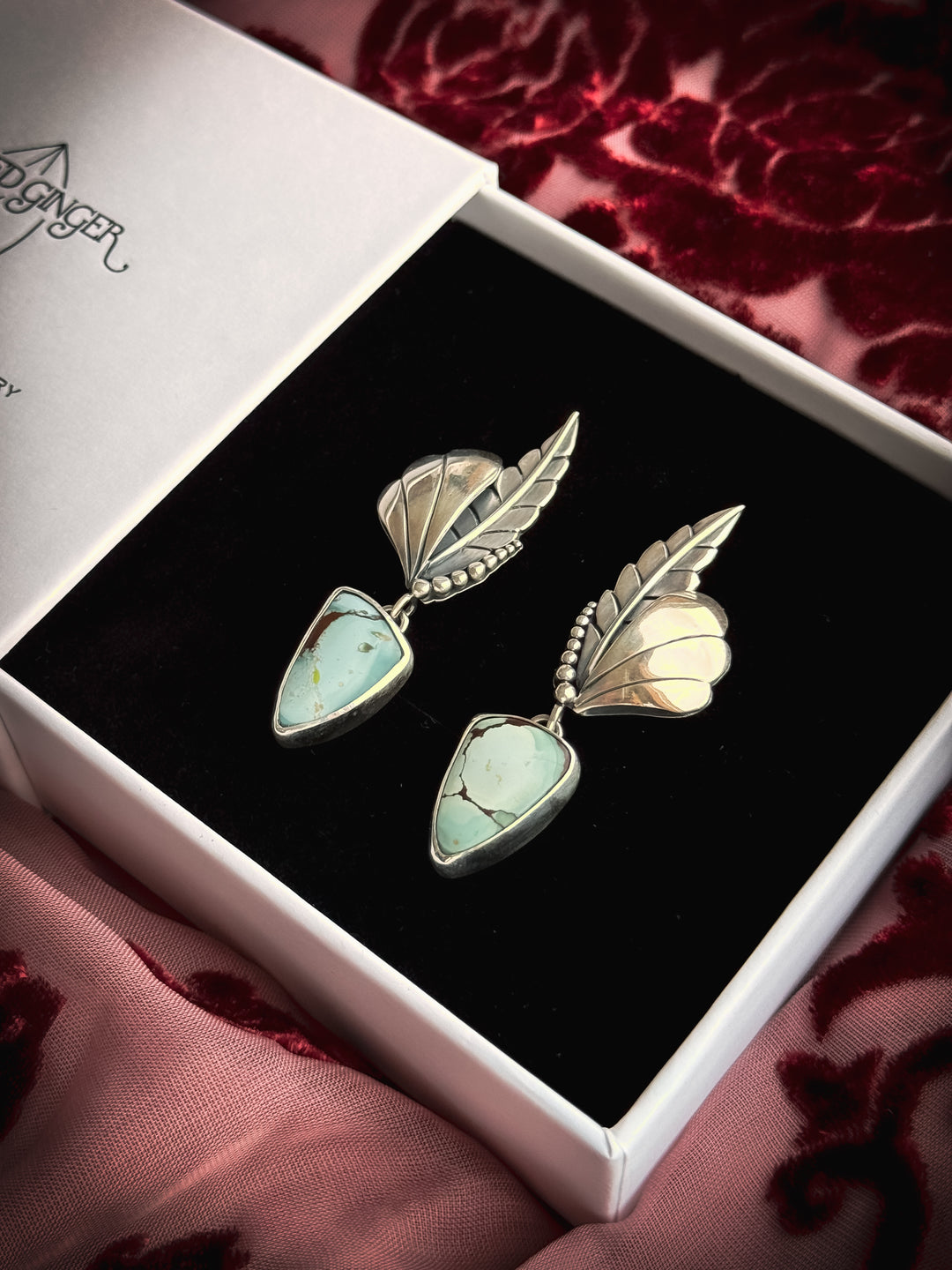 Desert Clarity Fairy Wing Earrings