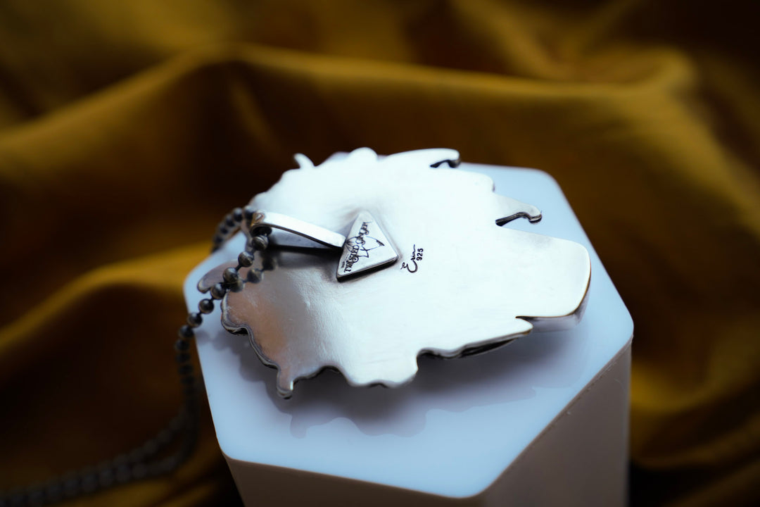 Desert Bloom Variscite Pendant - The Monarch