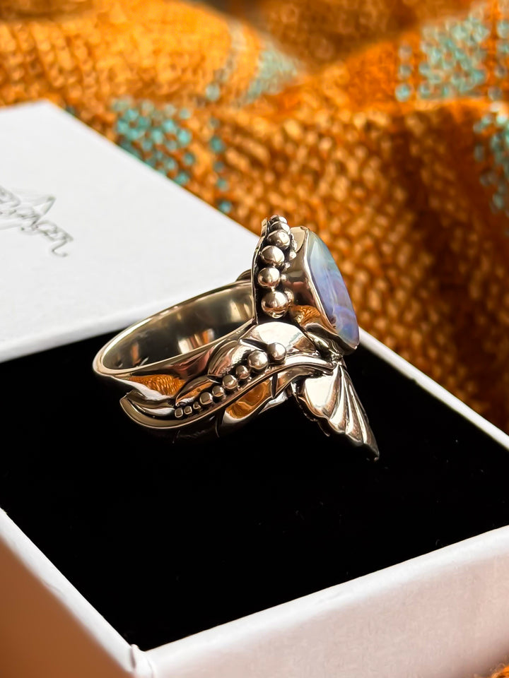 Australian Boulder Opal Ring ~Dreamscape