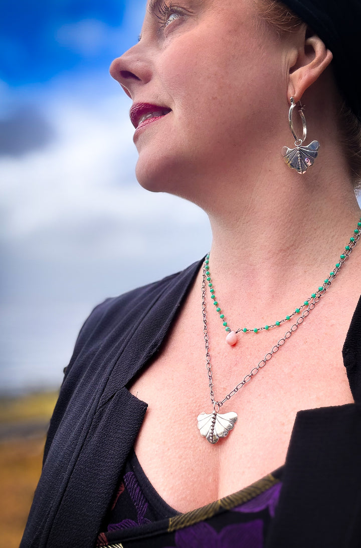 Dew Drop Luminary and Willow Wisp Necklace