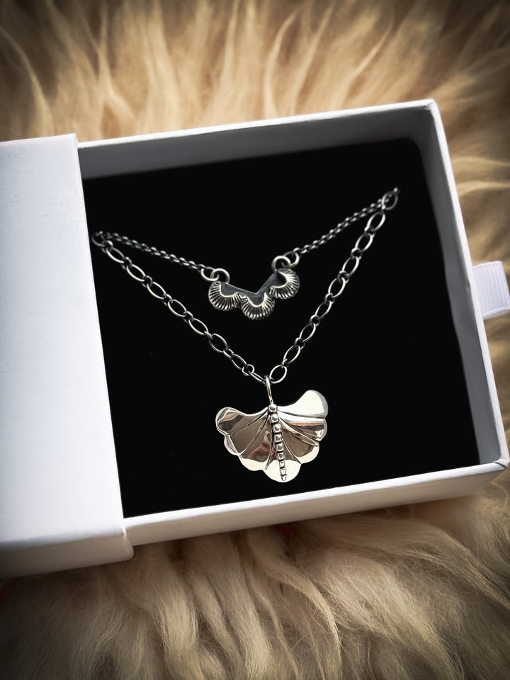 Trinity and Willow Wisp necklace duo