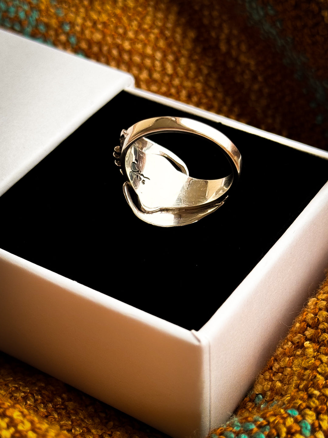 Australian Boulder Opal Ring ~ Ember