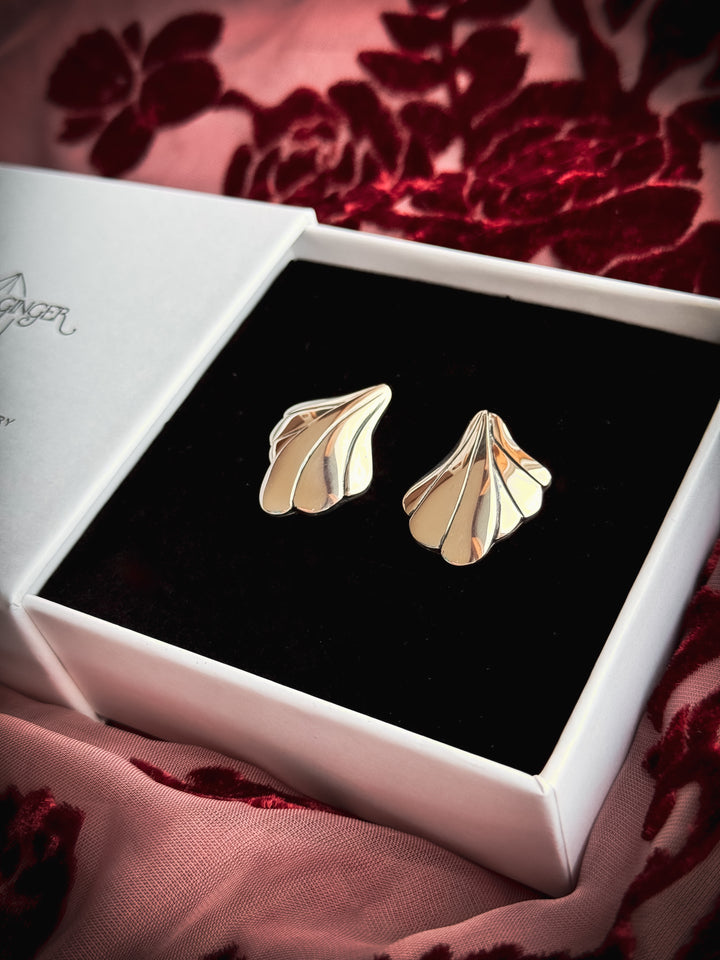 Evangeline Silver Post Earrings