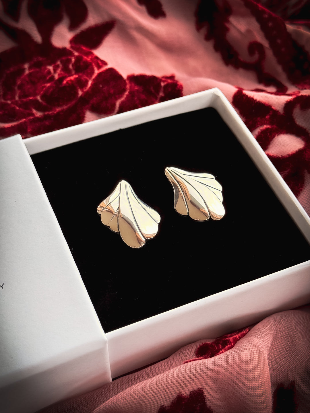 Evangeline Silver Post Earrings