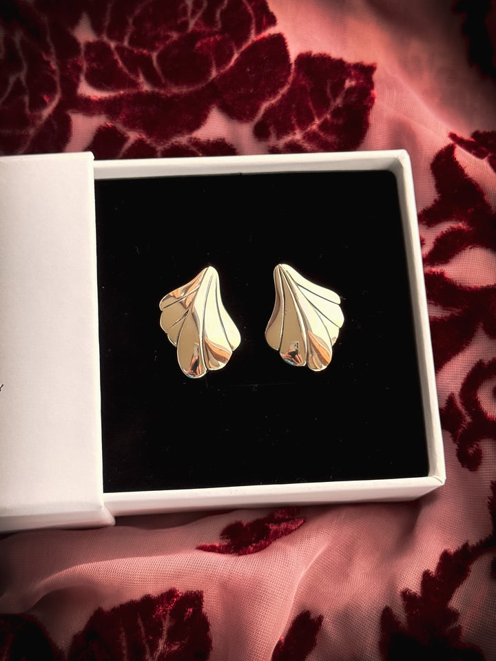 Evangeline Silver Post Earrings