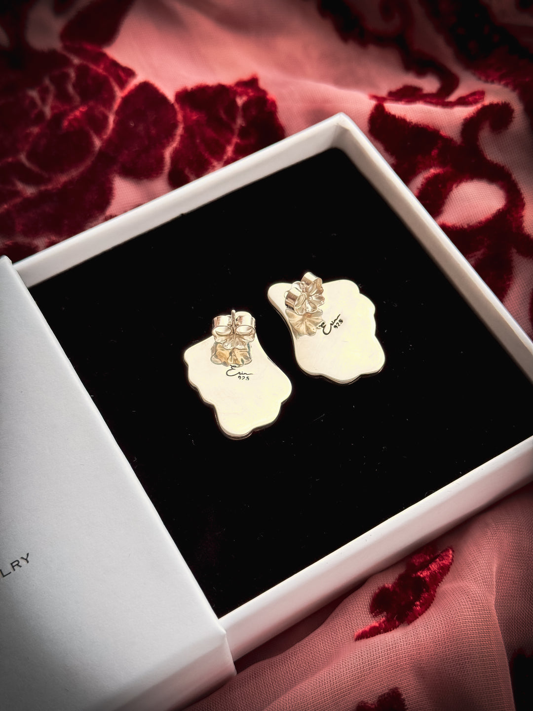 Evangeline Silver Post Earrings