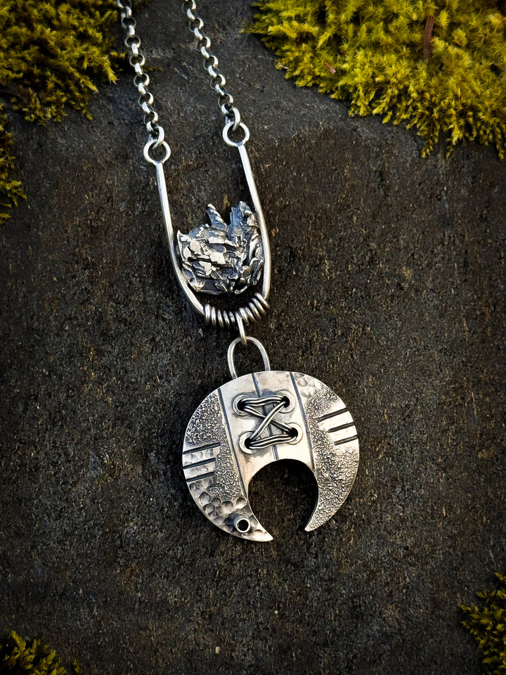 Fjord Silver Nugget Pendant