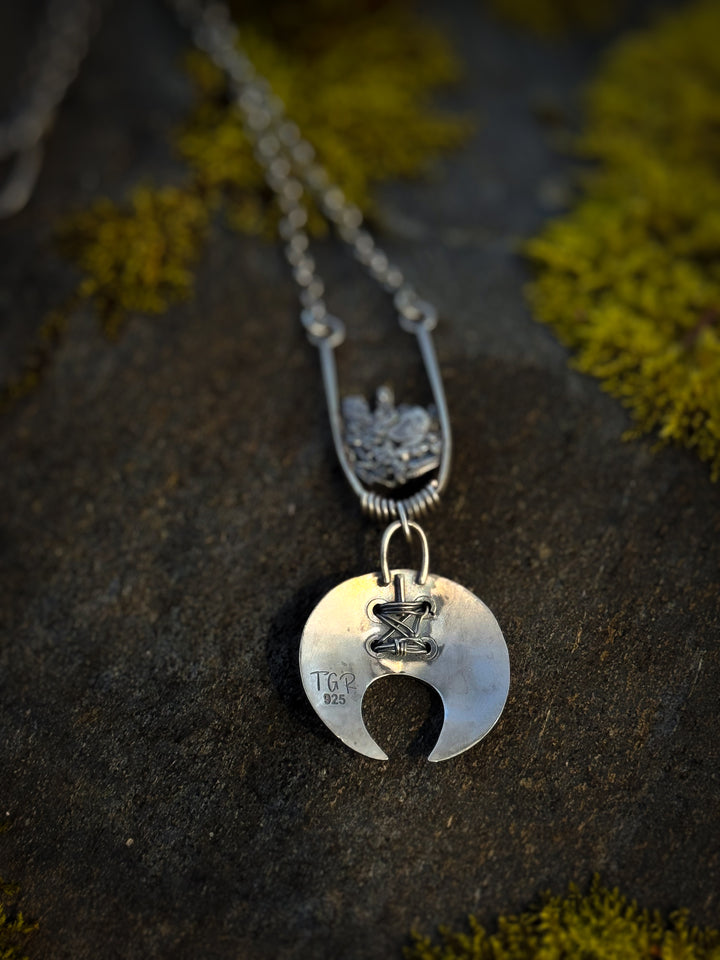 Fjord Silver Nugget Pendant