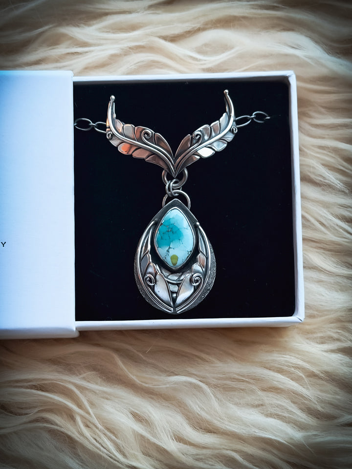 Gobi Turquoise Wing Necklace