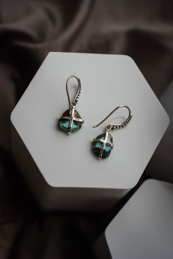 Golden Hills Turquoise Earrings