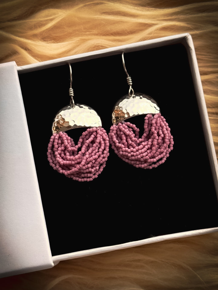 Boreal Berry Basket - Berry Beaded Earrings