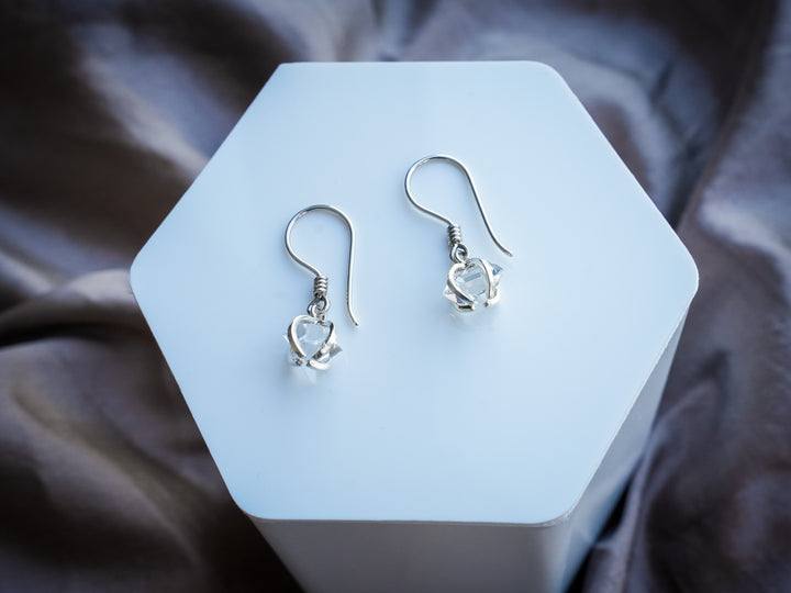 Herkimer Diamond Dangle Earrings