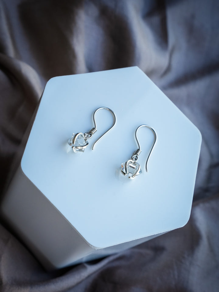 Herkimer Diamond Dangle Earrings